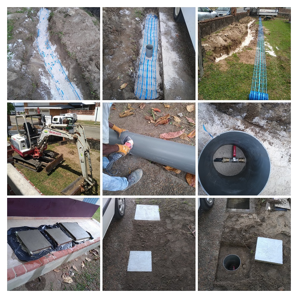Recherche et réparation de fuite d'eau non apparente à la DJSCS et l'ARS